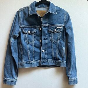 Calvin Klein Light Blue Denim Jean Jacket Sz S